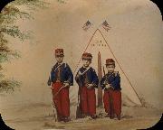 unknow artist Three Boys in Zouave Costume china oil painting artist